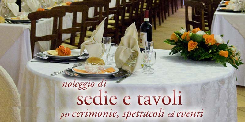 A.P.R. Noleggio sedie e tavoli per cerimonie, spettacoli ed eventi
